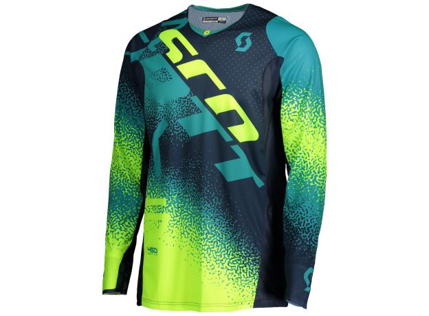 SCOTT Джерси 450, Размер: S, Цвет: NOISE Blue/Yellow