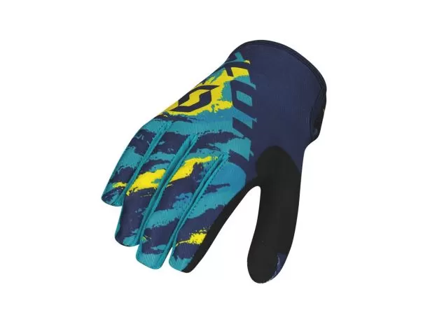 SCOTT Мотоперчатки 350, Размер: XS, Цвет: FURY Blue/Yellow от магазина rszone SCOTT Мотоперчатки 350, Размер: XS, Цвет: FURY Blue/Yellow