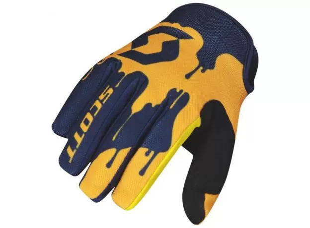 SCOTT Мотоперчатки 250, Размер: XL, Цвет: SWAP Blue/Yellow