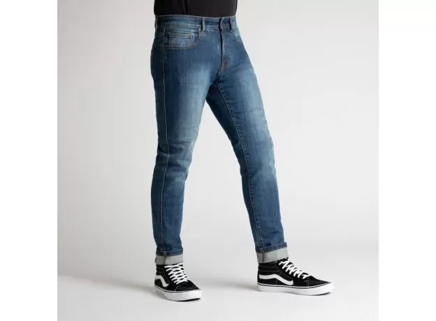 BROGER Мотоджинсы California, Размер: 38/32, Цвет: стираный синий