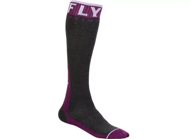 FLY RACING Носки MX Pro, Размер: L/XL, Цвет: темно-серый/бордовый