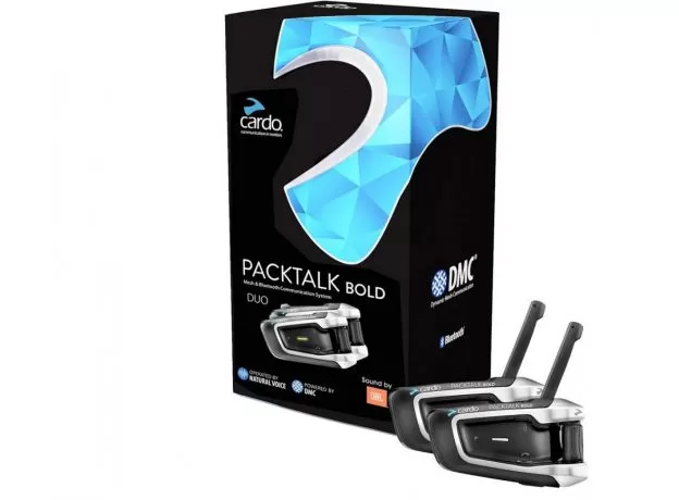 CARDO Комплект из двух мотогарнитур Packtalk Bold JBL