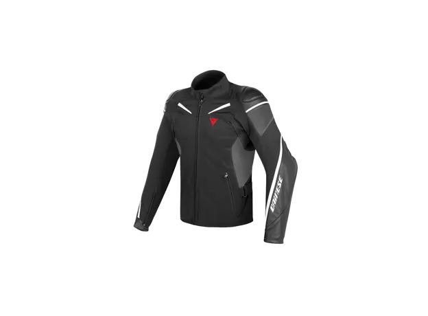 DAINESE Мотокуртка Street Master Leather-Tex, Размер: 50, Цвет: Black/Grey/Red
