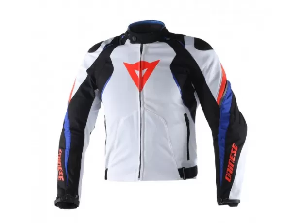 DAINESE Мотокуртка Raptors, Размер: 48, Цвет: White/Black/Red