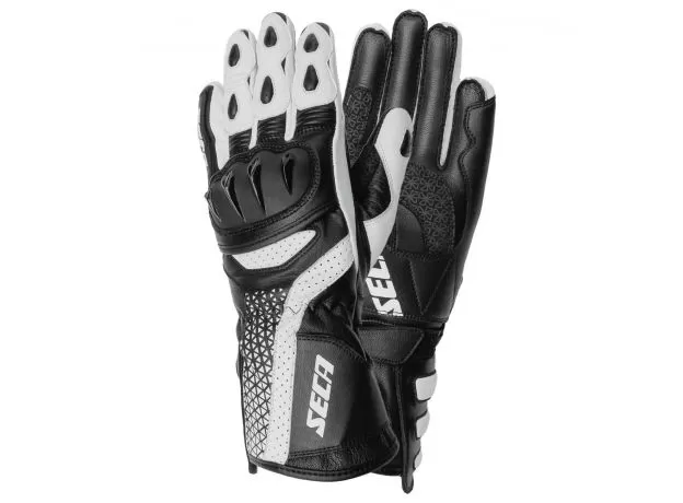SECA Мотоперчатки Xena II женские, Размер: M, Цвет: черный белый