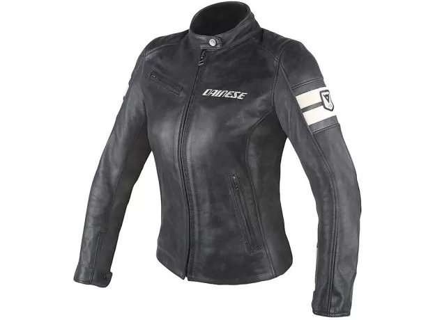 DAINESE Мотокуртка кожаная Lola D1 женская, Размер: 38, Цвет: Black