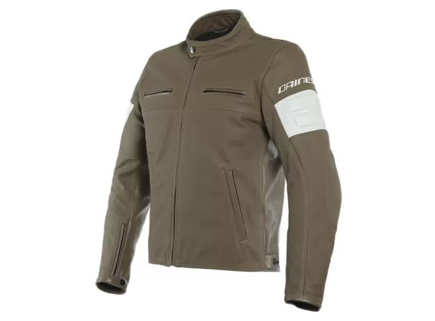 DAINESE Мотокуртка кожаная SAN DIEGO PERF., Размер: 48, Цвет: Light-Brown