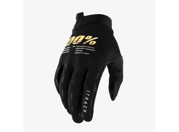 100%MOTO Мотоперчатки iTRACK, Размер: S, Цвет: Black