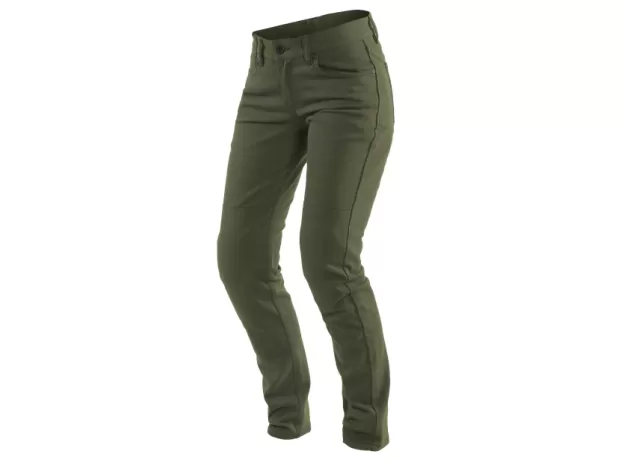 DAINESE Мотоштаны CLASSIC SLIM женские, Размер: 28, Цвет: OLIVE