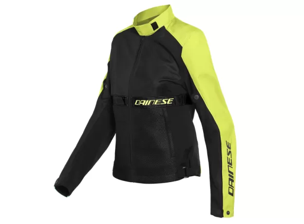 DAINESE Мотокуртка RIBELLE AIR женская, Размер: 48, Цвет: Black/Fluo-yellоw