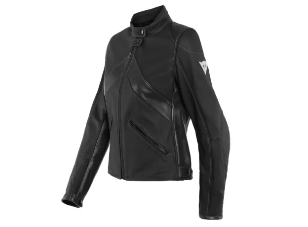 DAINESE Мотокуртка кожаная SANTA MONICA PERF. женская, Размер: 38, Цвет: Black