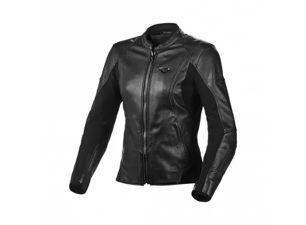 MACNA Мотокуртка кожаная TEQUILLA женская, Размер: 40, Цвет: черный