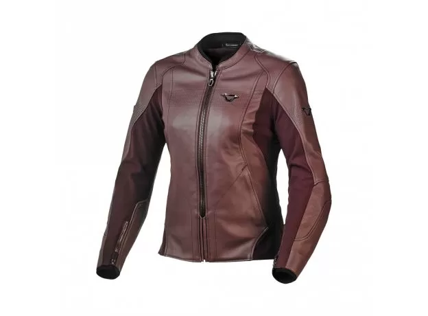 MACNA Мотокуртка кожаная TEQUILLA женская, Размер: 42, Цвет: Бордовый
