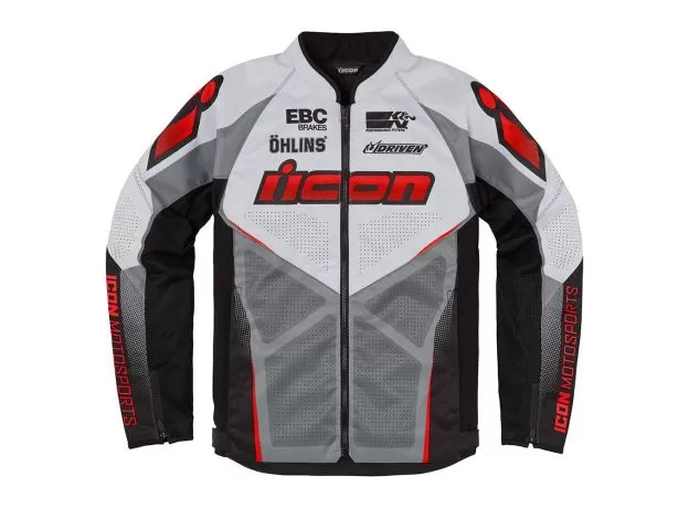 ICON Мотокуртка HOOLIGAN ULTRABOLT, Размер: M, Цвет: red