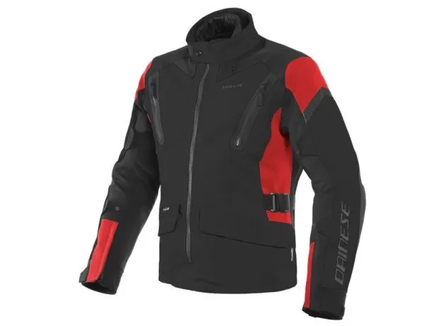 DAINESE Мотокуртка TONALE D-DRY, Размер: 46, Цвет: BLACK/LAVA-RED/BLACK