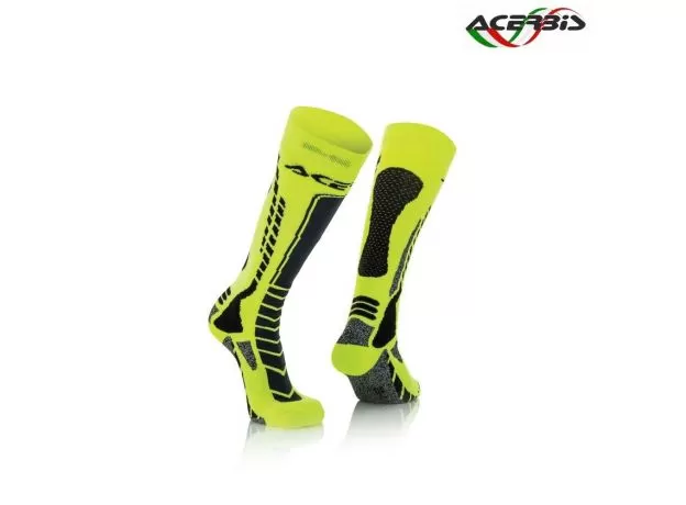 ACERBIS Носки MX PRO, Размер: L/XL, Цвет: BLACK/YELLOW