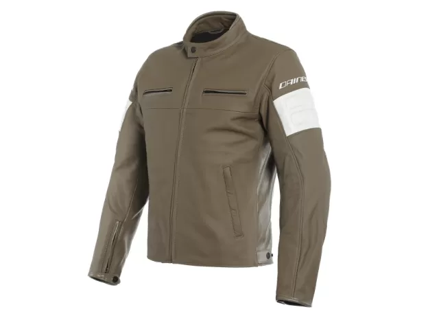 DAINESE Мотокуртка кожаная SAN DIEGO, Размер: 50, Цвет: Light-Brown