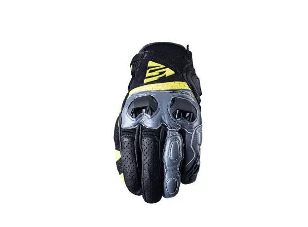 FIVE Мотоперчатки SF2, Размер: M, Цвет: Grey / Fluo Yellow
