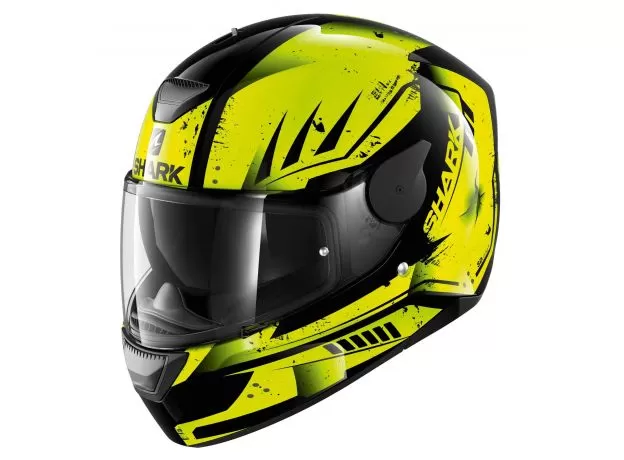 SHARK Шлем D-SKWAL, Размер: XS, Цвет: DHARKOV - black/yellow