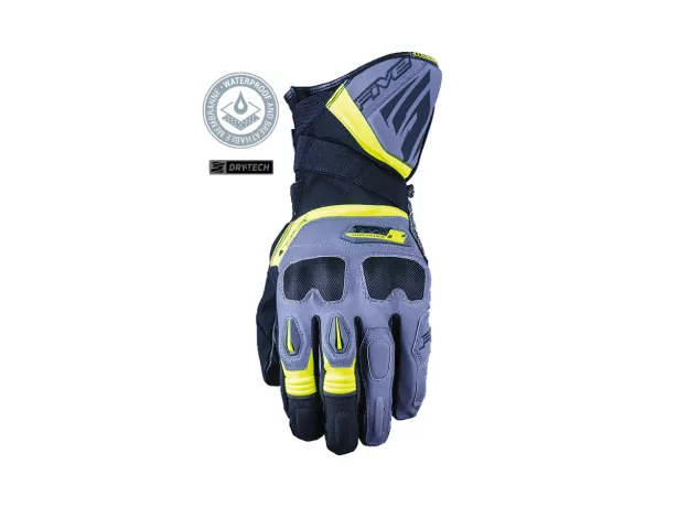 FIVE Мотоперчатки TFX2 WP, Размер: XXL, Цвет: Grey / Fluo Yellow