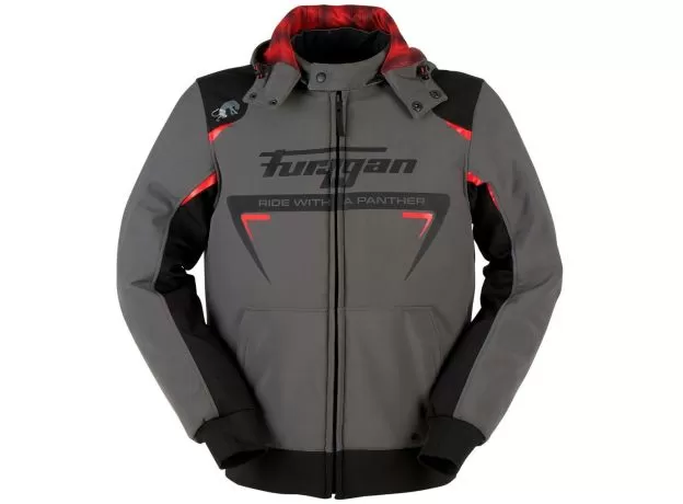 FURYGAN Мотокуртка SEKTOR ROADSTER, Размер: XL, Цвет: серый/черный/красный