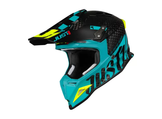 JUST1 Шлем J12 PRO, Размер: XL, Цвет: Racer синий/серый