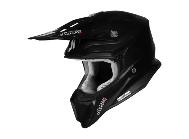 JUST1 Шлем J18, Размер: M, Цвет: solid черный матовый от магазина rszone JUST1 Шлем J18, Размер: M, Цвет: solid черный матовый