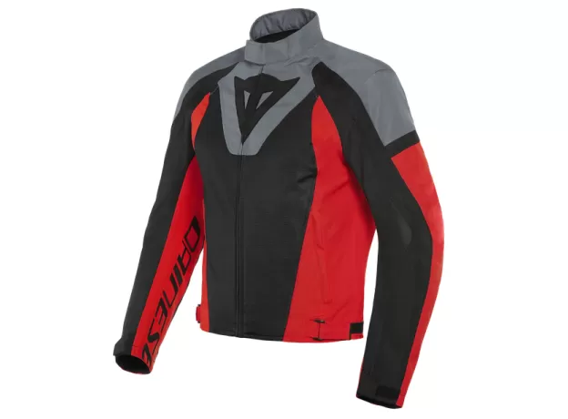 DAINESE Мотокуртка LEVANTE AIR, Размер: 50, Цвет: Black/Charcoal-Gray/Lava-Red