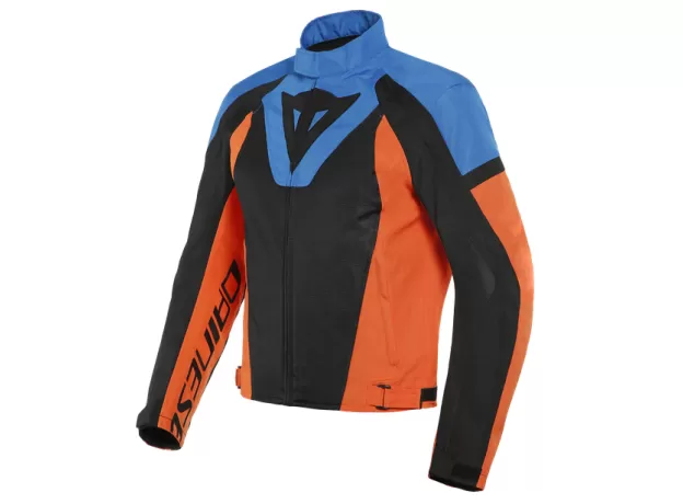 DAINESE Мотокуртка LEVANTE AIR, Размер: 50, Цвет: Black/Orange/Blue