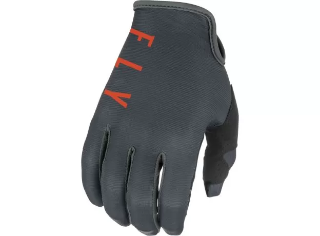 FLY RACING Мотоперчатки Lite, Размер: 12, Цвет: серый/оранжевый/черный