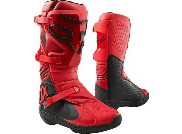 FOX Мотоботы COMP, Размер: 12, Цвет: Flame Red 2021