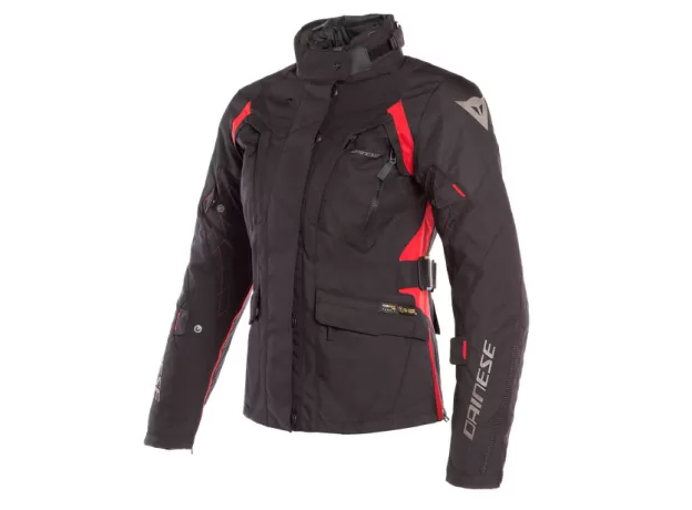 DAINESE Мотокуртка X-TOURER D-DRY женская, Размер: 40, Цвет: Black/Black/Tour-Red