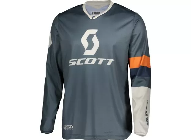 SCOTT Джерси 350, Размер: XXL, Цвет: TRACK Blue/Orange