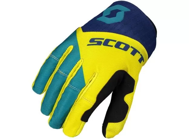 SCOTT Мотоперчатки 450, Размер: M, Цвет: ANGLED Blue/Yellow от магазина rszone SCOTT Мотоперчатки 450, Размер: M, Цвет: ANGLED Blue/Yellow