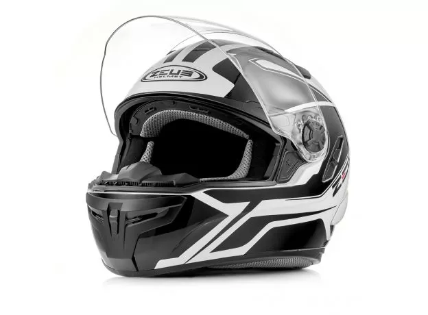 ZEUS Шлем ZS-813A, Размер: M, Цвет: Черный/белый