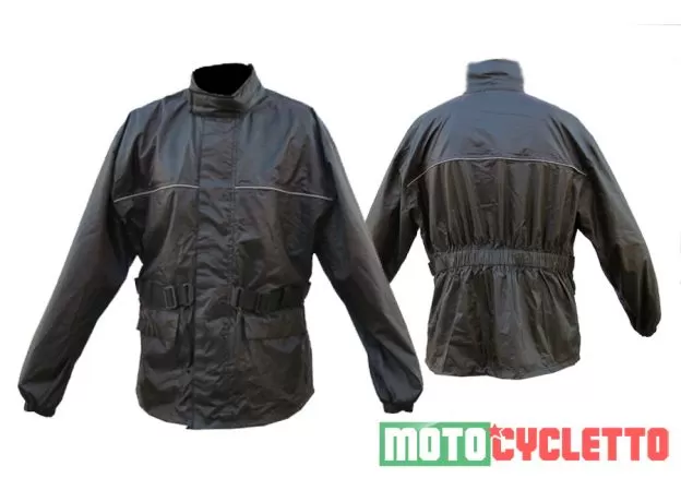 MOTOCYCLETTO Куртка-дождевик NERO, Размер: XXL, Цвет: черный