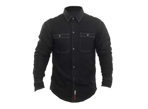 MOTOCYCLETTO Моторубашка BRENTA, Размер: M, Цвет: черный