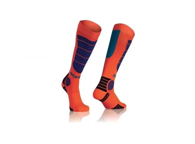 ACERBIS Носки MX IMPACT, Размер: L/XL, Цвет: orange/blue