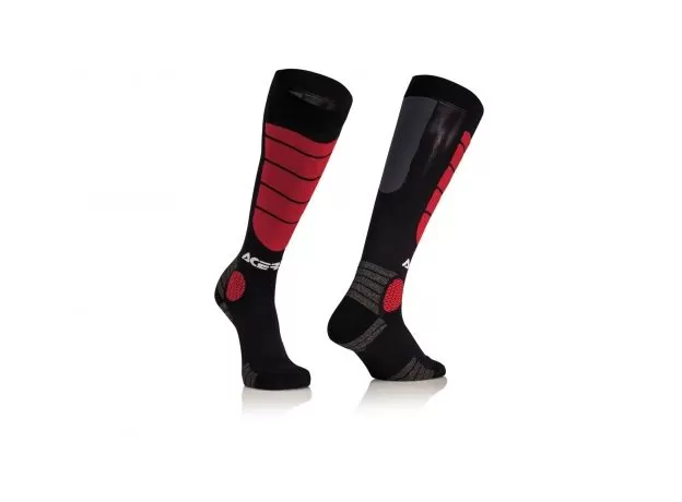 ACERBIS Носки MX IMPACT, Размер: L/XL, Цвет: black/red