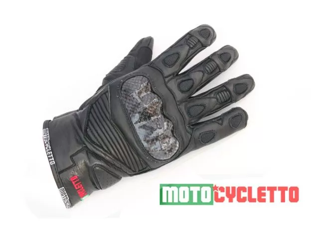 MOTOCYCLETTO Мотоперчатки NOBI, Размер: S, Цвет: черный