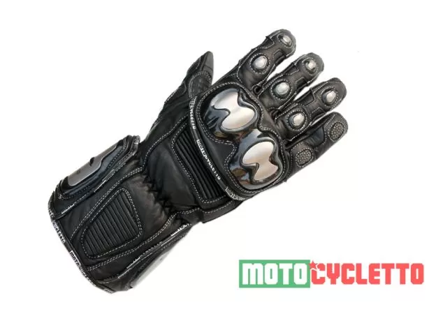 MOTOCYCLETTO Мотоперчатки TRIBUNA, Размер: S, Цвет: черный