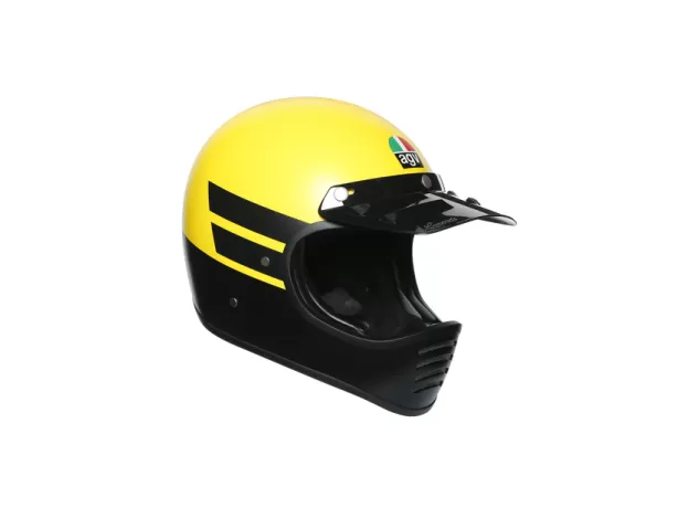 AGV Шлем X101, Размер: M, Цвет: MULTI - DUST MATT YELLOW/BLACK