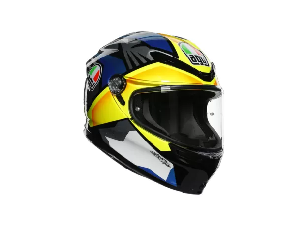 AGV Шлем K6, Размер: L, Цвет: MULTI - JOAN BLACK/BLUE/YELLOW