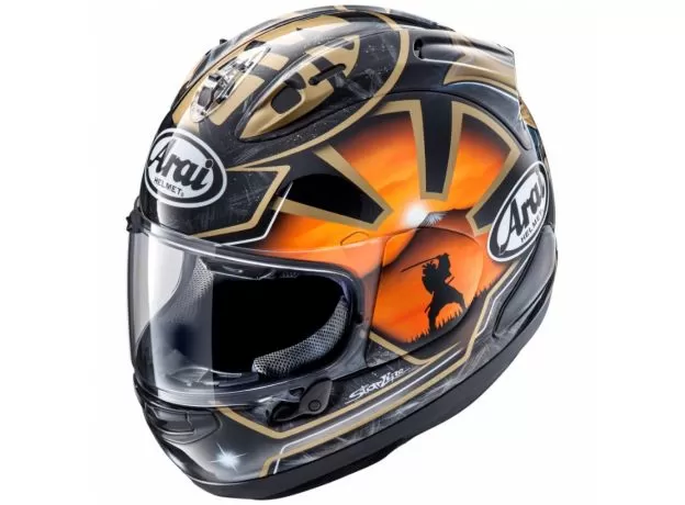 ARAI Шлем RX-7V, Размер: M, Цвет: Pedrosa Spirit Gold