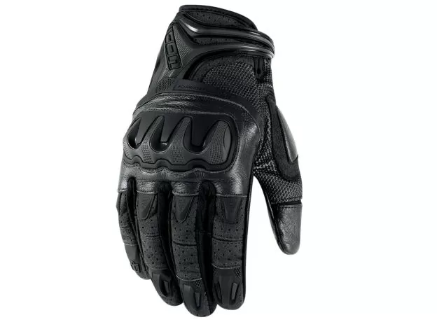 ICON Мотоперчатки Overlord Resistance, Размер: 3XL, Цвет: Чeрный