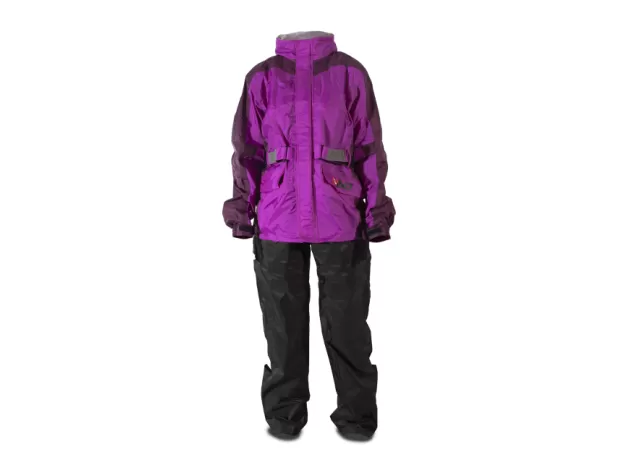 MAD BULL Комбинезон-дождевик Pro женский, Размер: S, Цвет: ФИОЛЕТОВО-ЧЕРНЫЙ