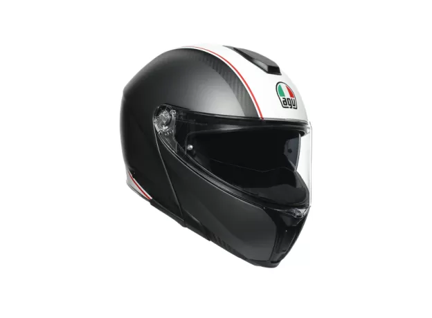 AGV Шлем SPORTMODULAR, Размер: XS, Цвет: MULTI - COVER MATT GUNMETAL/WHITE