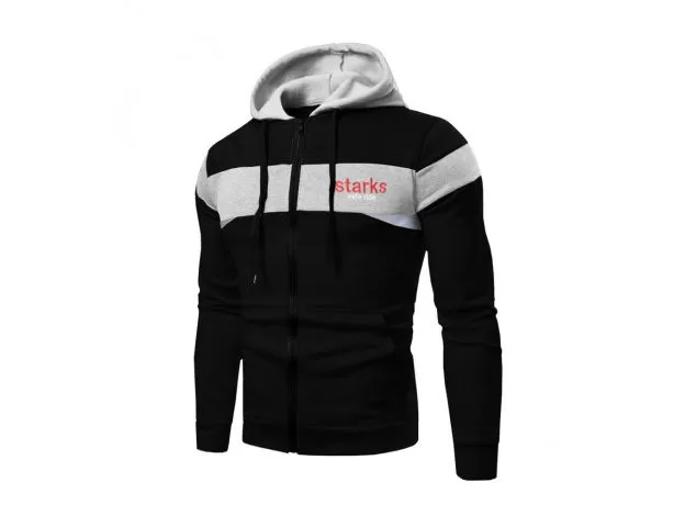 STARKS Мототолстовка CITY RIDE, Размер: 3XL, Цвет: чeрный/серый