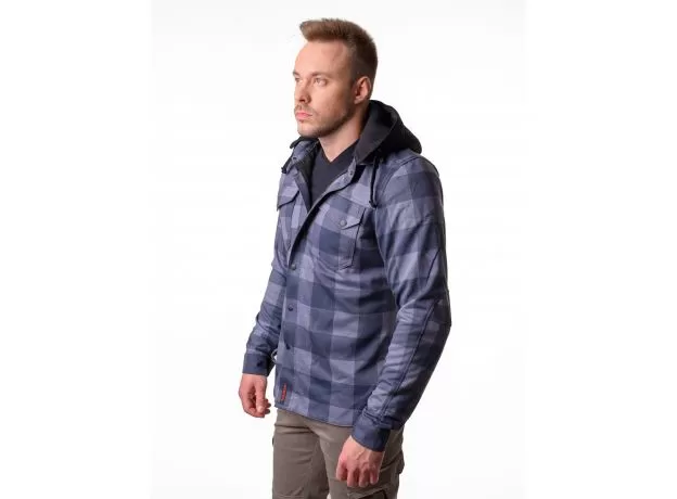 STARKS Моторубашка ROOM BIKER, Размер: XXL, Цвет: Темно-Серая Клетка