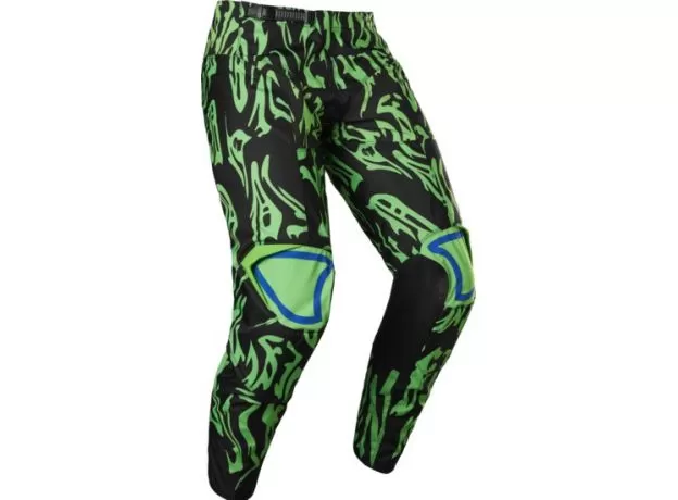 FOX Кроссовые штаны 180, Размер: 38, Цвет: Peril Flow Green 2022